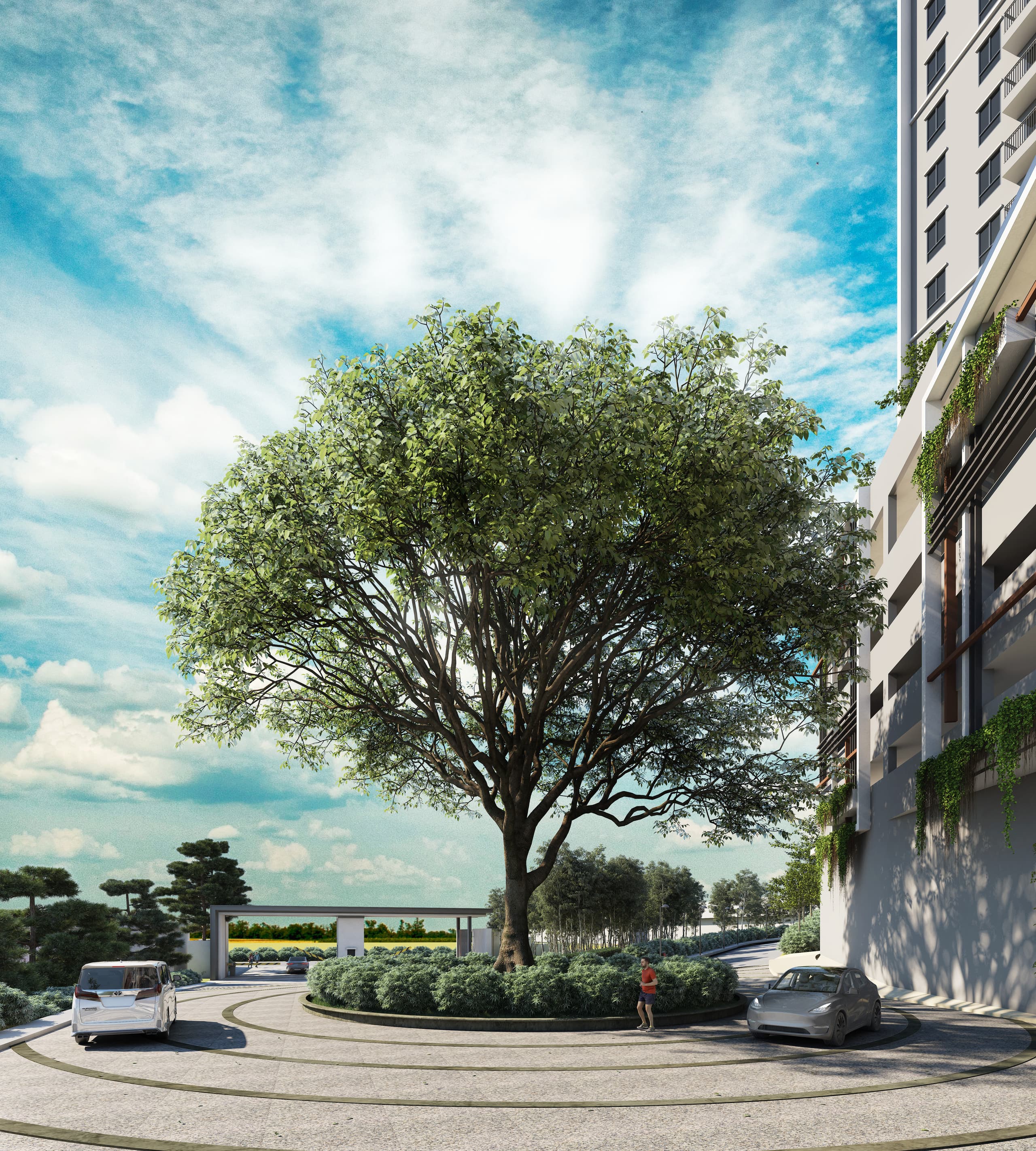 KIMORI iconic tower, 28 storeys of reinforced concrete